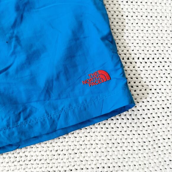 The North Face Men Class V Drummer Blue Red Accent With Belt Trunks Shorts Large - Picture 4 of 8